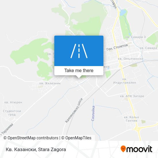 Кв. Казански map