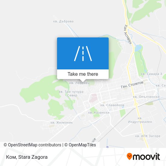 Карта Ком