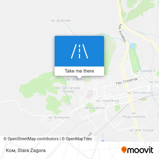Карта Ком