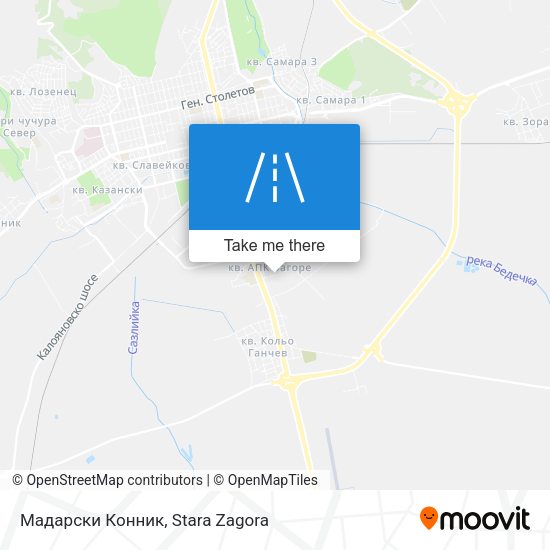 Мадарски Конник map