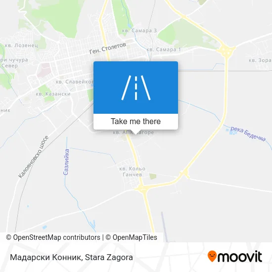 Мадарски Конник map