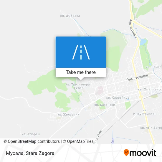 Карта Мусала