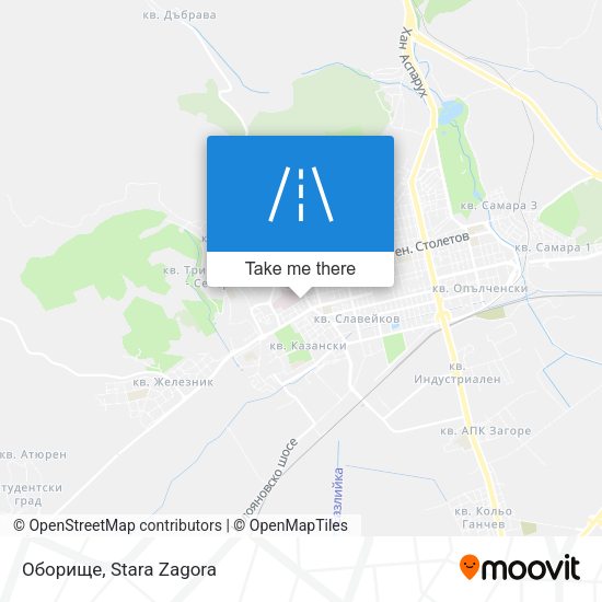 Карта Оборище