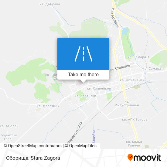 Карта Оборище