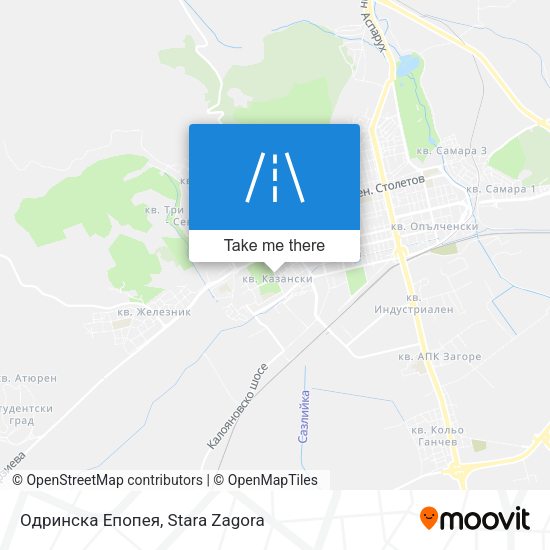 Одринска Епопея map