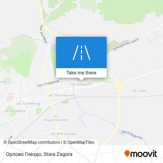 Орлово Гнездо map