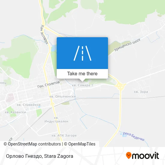 Карта Орлово Гнездо