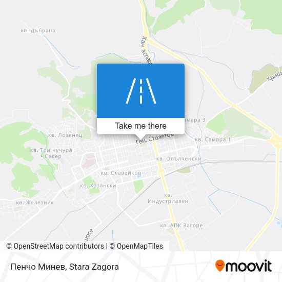 Карта Пенчо Минев
