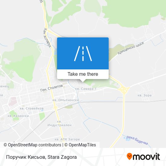 Поручик Кисьов map