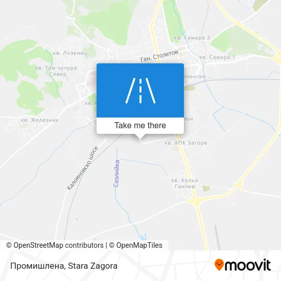 Карта Промишлена