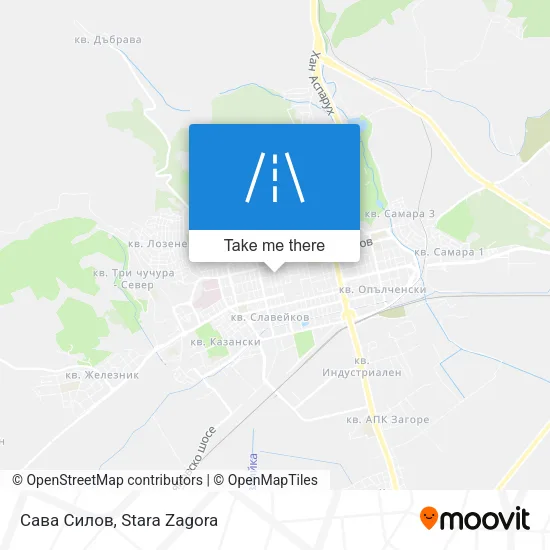 Сава Силов map