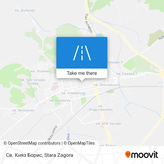 Св. Княз Борис map
