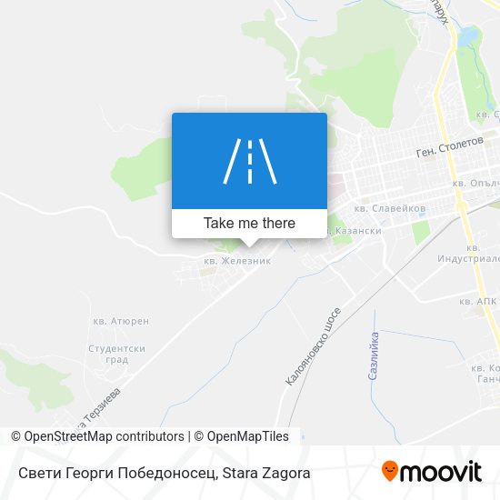 Свети Георги Победоносец map