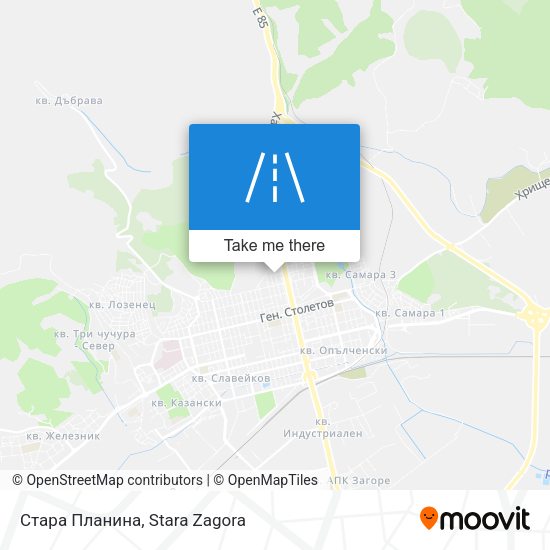 Стара Планина map