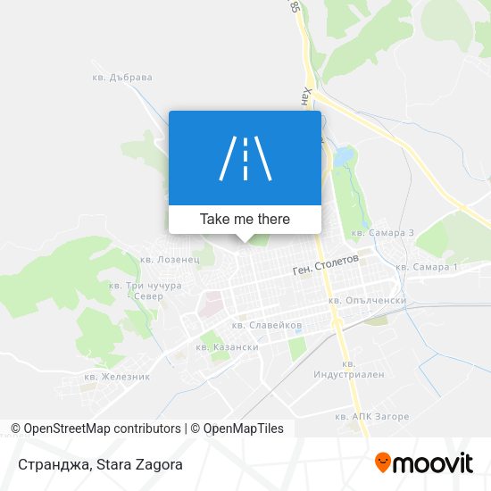 Карта Странджа