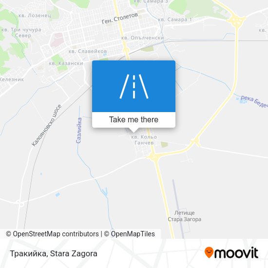 Тракийка map