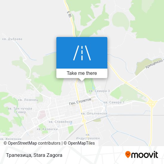 Трапезица map
