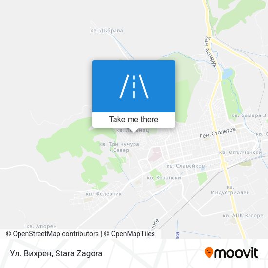 Ул. Вихрен map