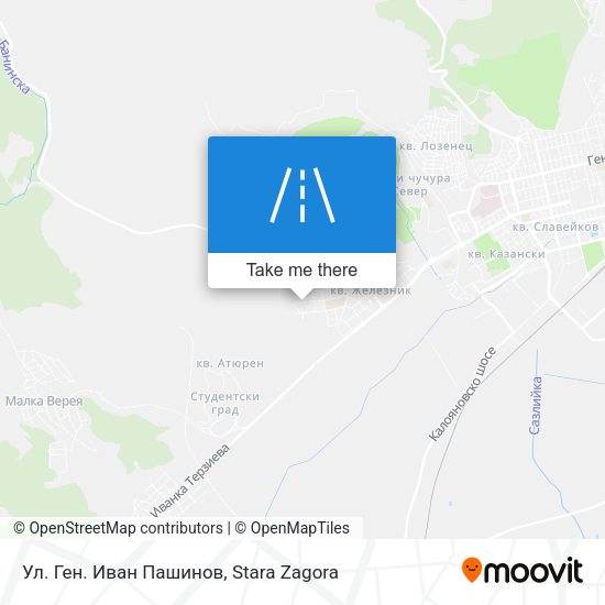 Ул. Ген. Иван Пашинов map