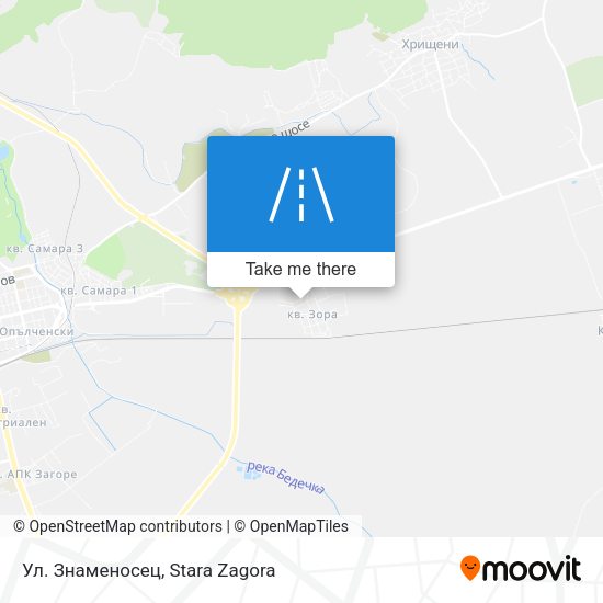 Ул. Знаменосец map