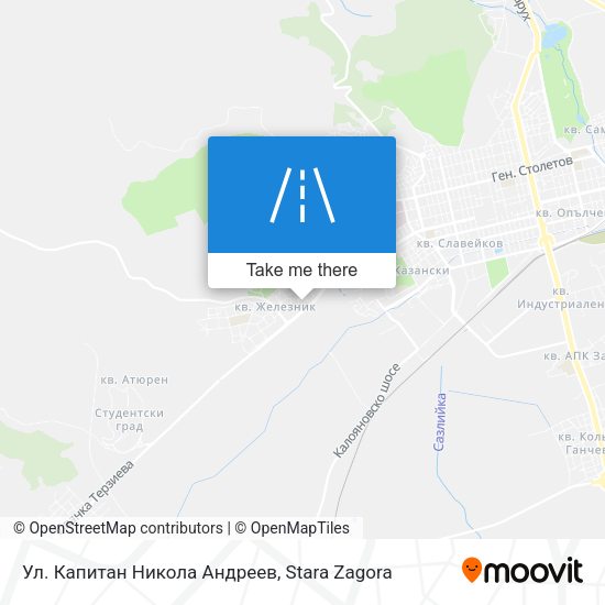Ул. Капитан Никола Андреев map