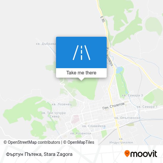 Фъртун Пътека map