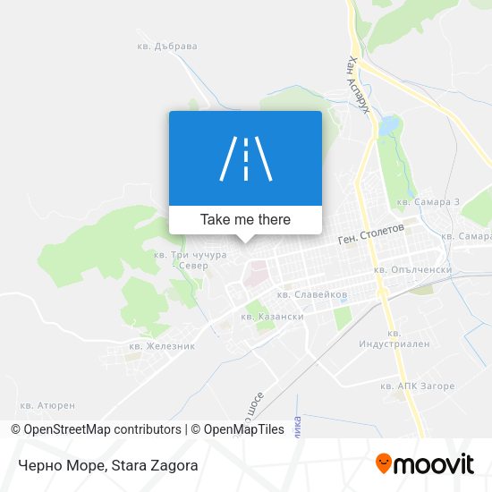 Черно Море map
