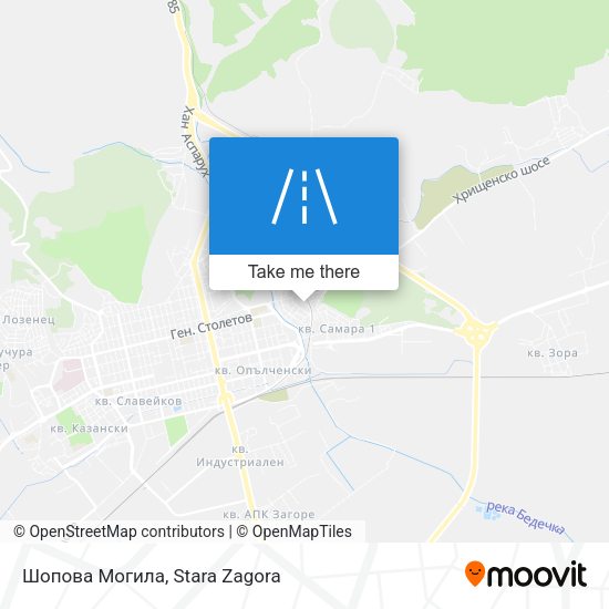 Шопова Могила map