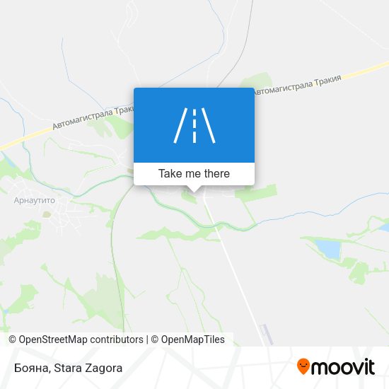 Бояна map