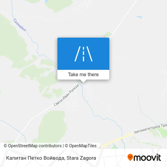 Карта Капитан Петко Войвода