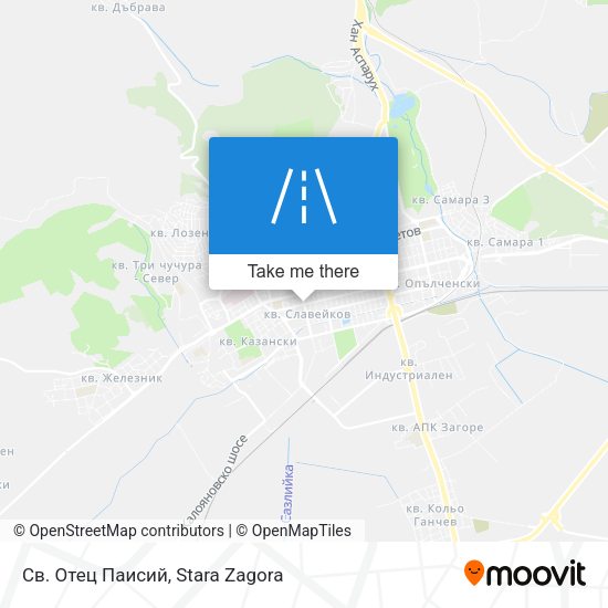 Св. Отец Паисий map