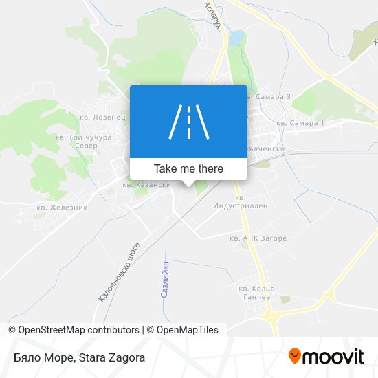 Бяло Море map