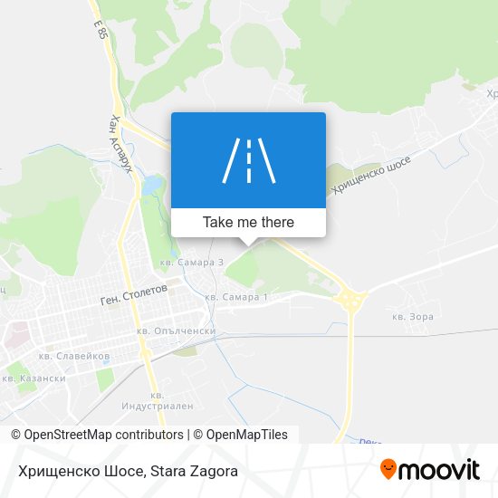 Хрищенско Шосе map