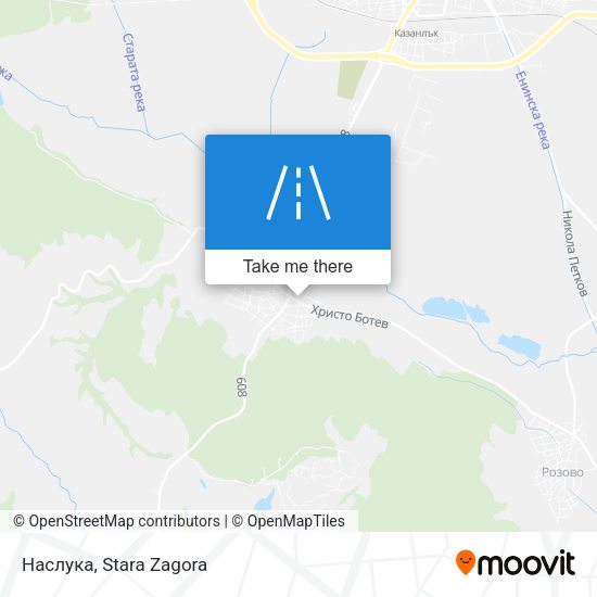 Наслука map