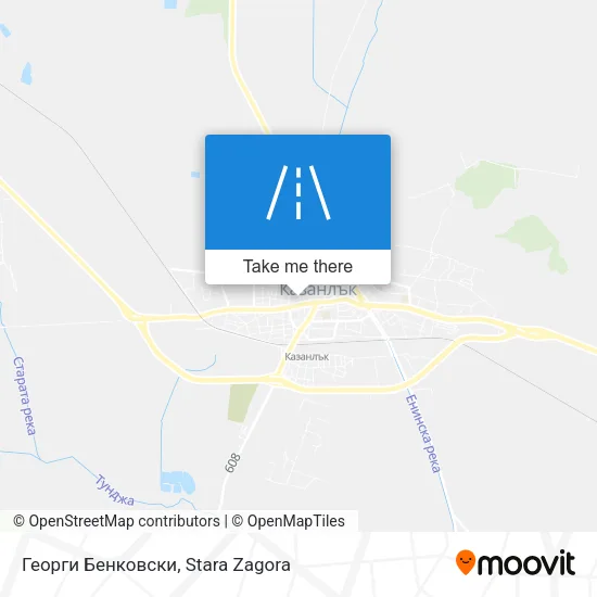 Карта Георги Бенковски