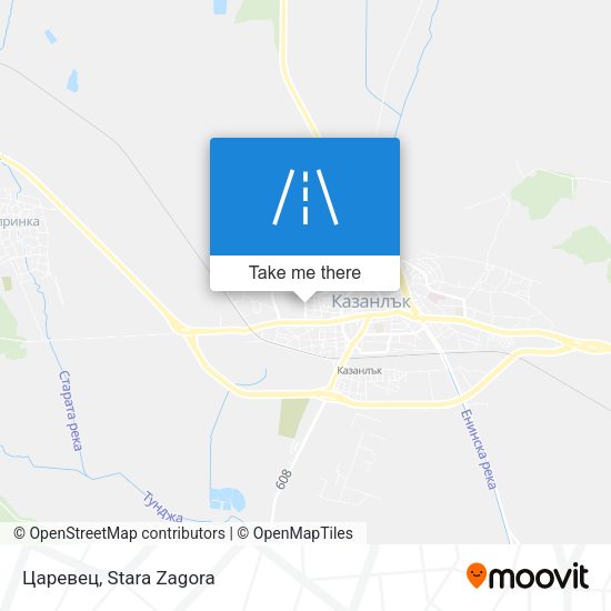 Царевец map