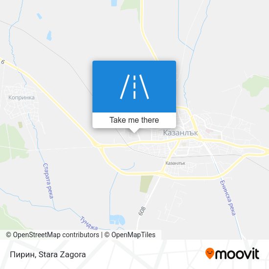 Пирин map