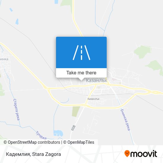 Кадемлия map
