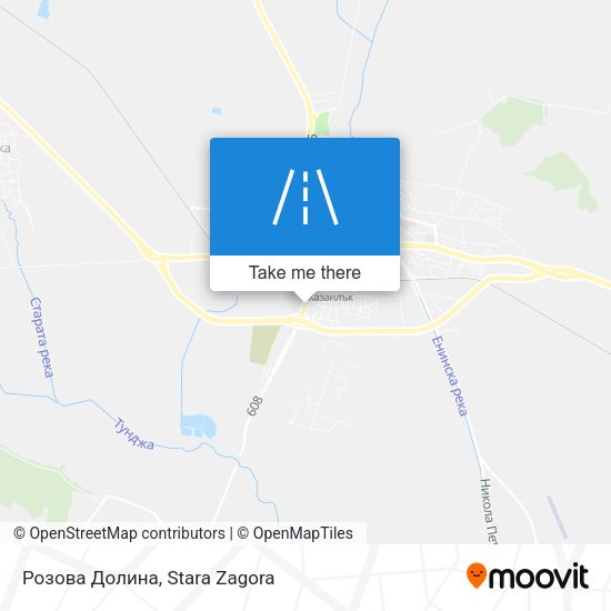Розова Долина map