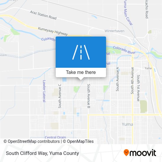 South Clifford Way map