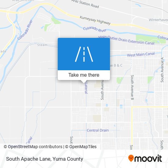 Mapa de South Apache Lane