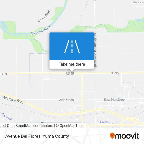 Avenue Del Flores map