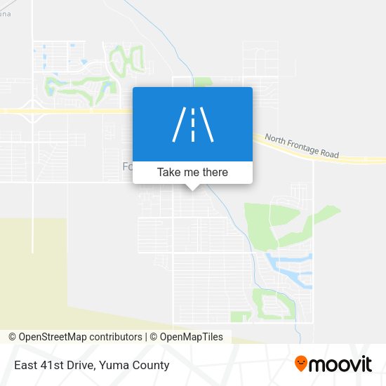 East 41st Drive map
