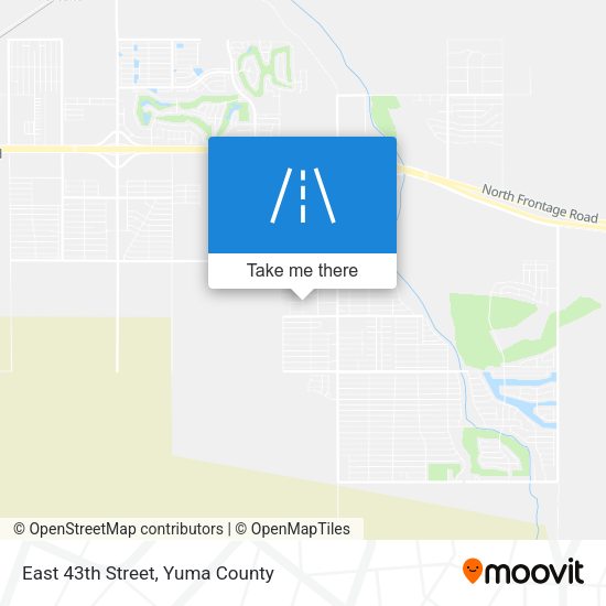 Mapa de East 43th Street