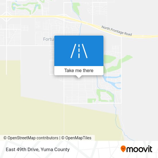 East 49th Drive map