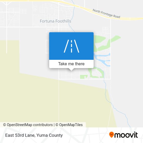 East 53rd Lane map