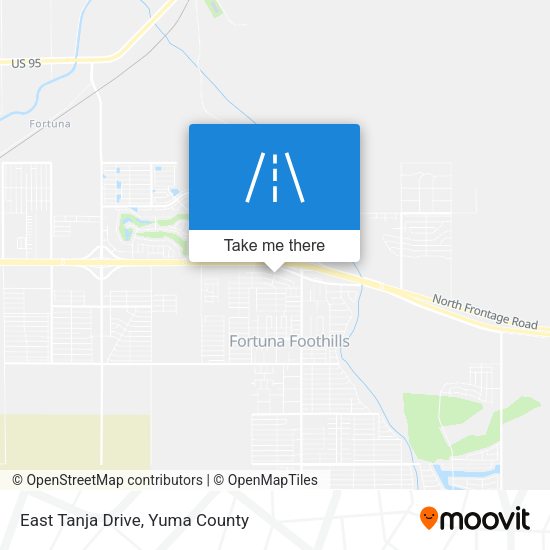 East Tanja Drive map