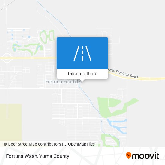 Mapa de Fortuna Wash