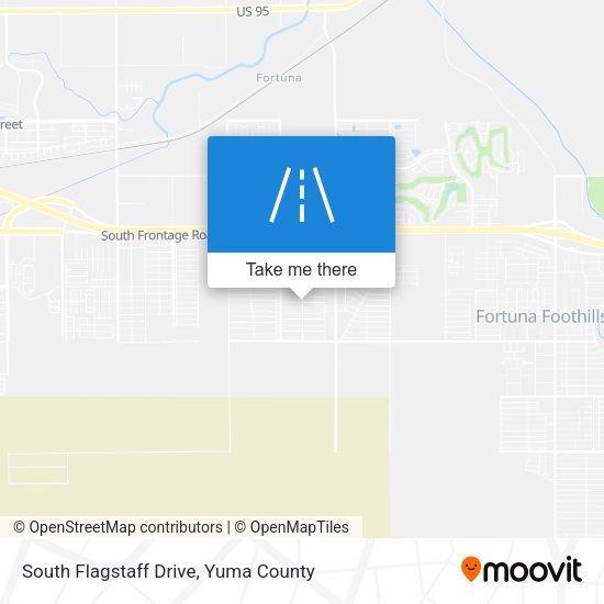 South Flagstaff Drive map
