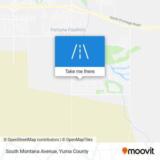 South Montana Avenue map